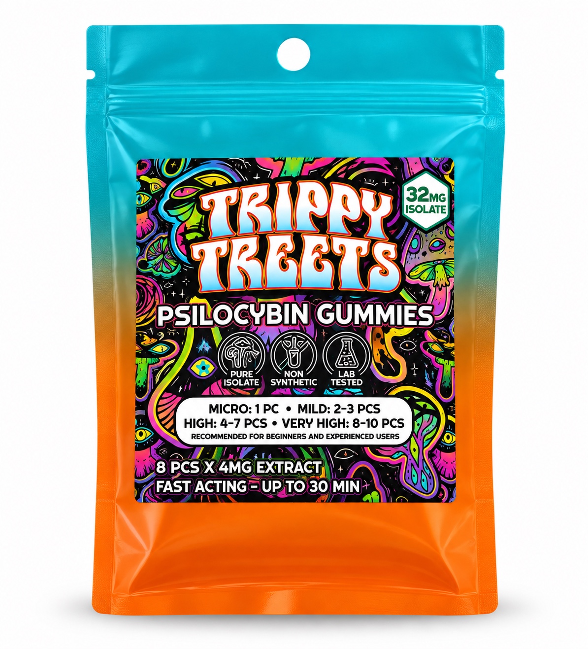 Trippy Treats Mango Gummies 7G