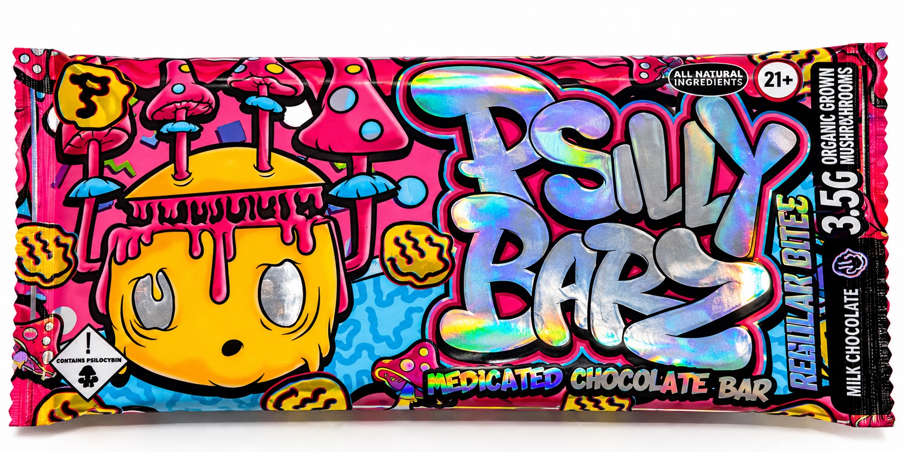 PSilly Barz 3.5g milk chocolate