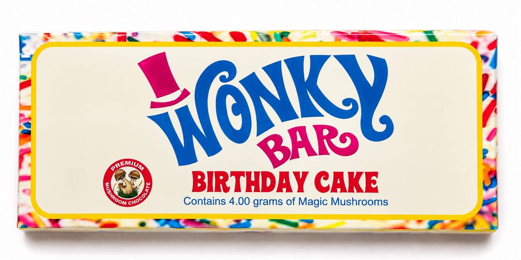 Wonky Bars Birthday Cake 4 gram bar