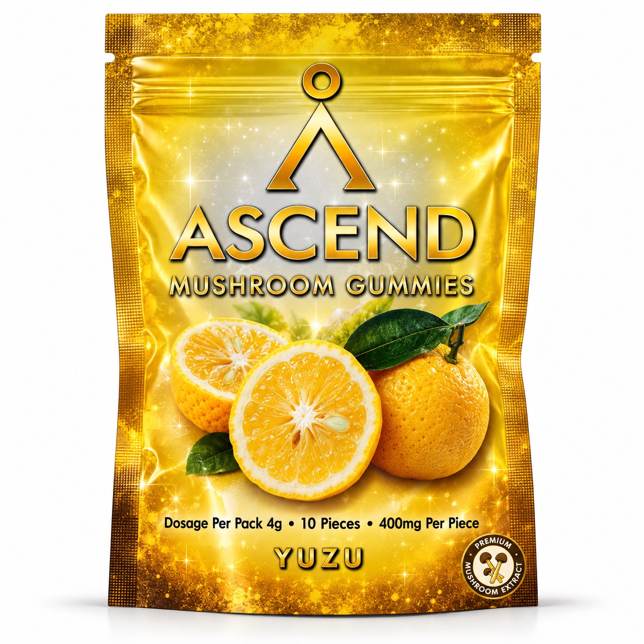 Ascend Mushroom Gummies Yuzu 4 grams